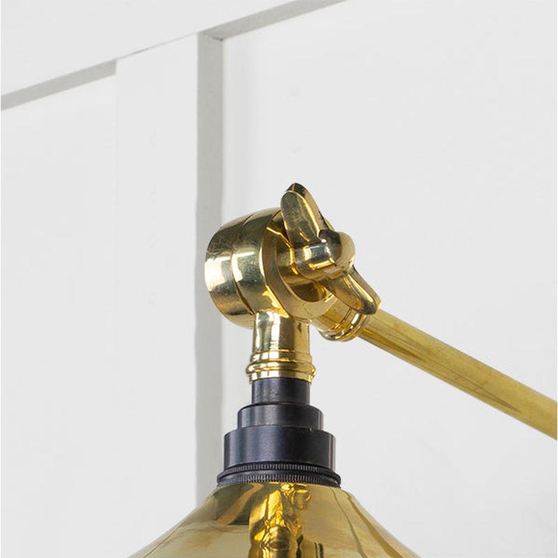 Smooth Brass Flora Wall Light-From The Anvil-Brass-nirohome