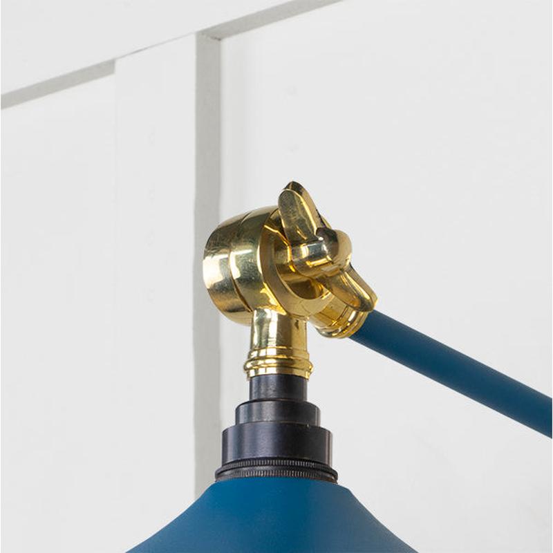 Smooth Brass Flora Wall Light-From The Anvil-Brass-nirohome