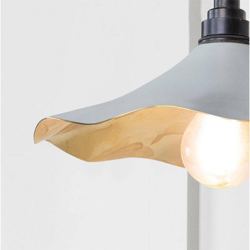 Smooth Brass Flora Wall Light-From The Anvil-Brass-nirohome
