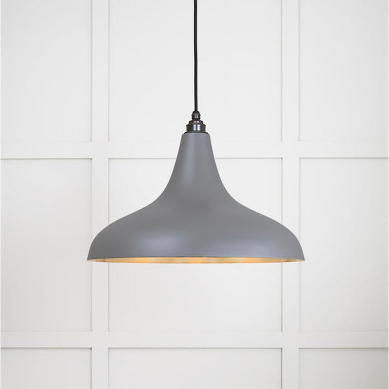 Smooth Brass Frankley Pendant-From The Anvil-Bluff-nirohome