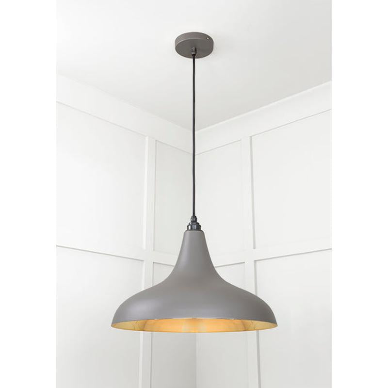 Smooth Brass Frankley Pendant-From The Anvil-Brass-nirohome