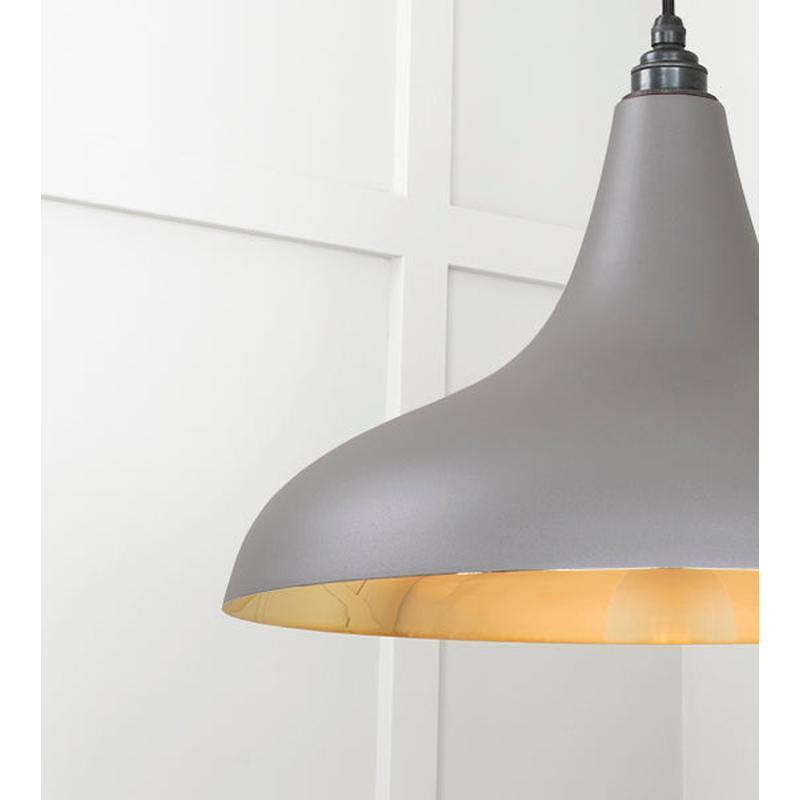 Smooth Brass Frankley Pendant-From The Anvil-Brass-nirohome