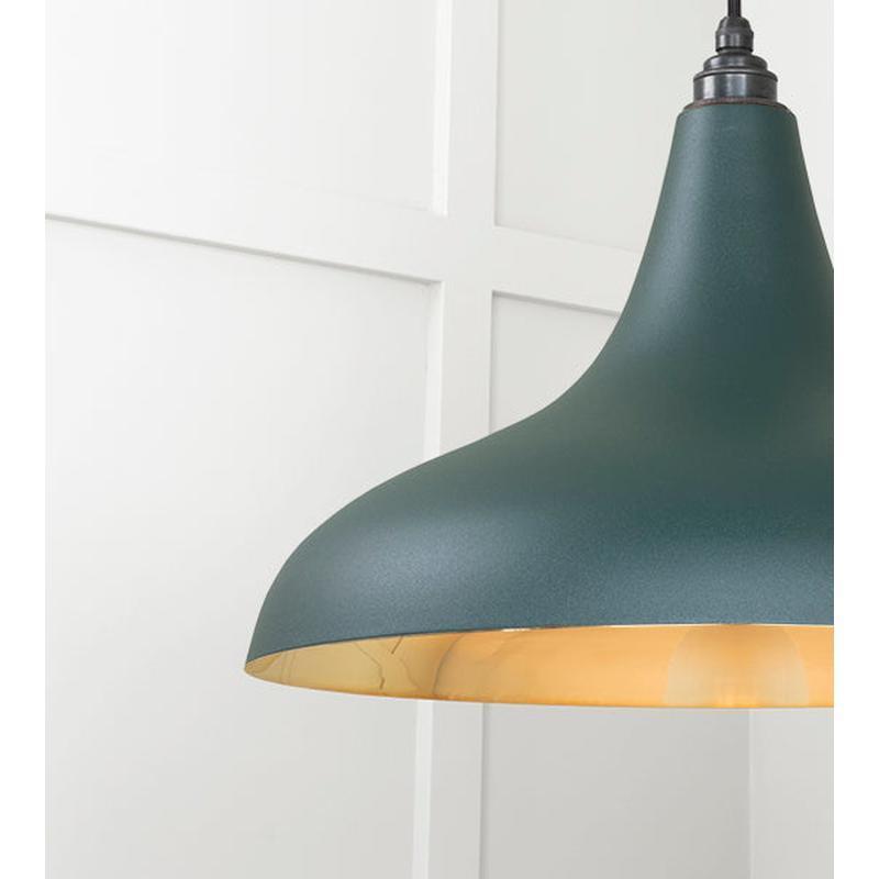 Smooth Brass Frankley Pendant-From The Anvil-Brass-nirohome