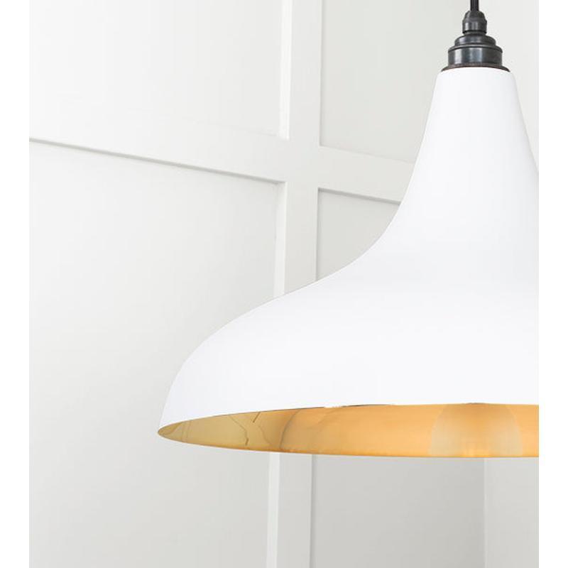 Smooth Brass Frankley Pendant-From The Anvil-Brass-nirohome