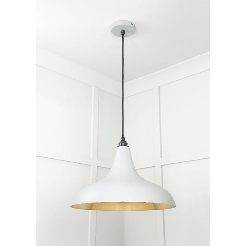 Smooth Brass Frankley Pendant-From The Anvil-Brass-nirohome