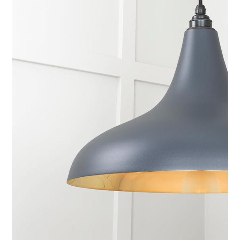 Smooth Brass Frankley Pendant-From The Anvil-Brass-nirohome