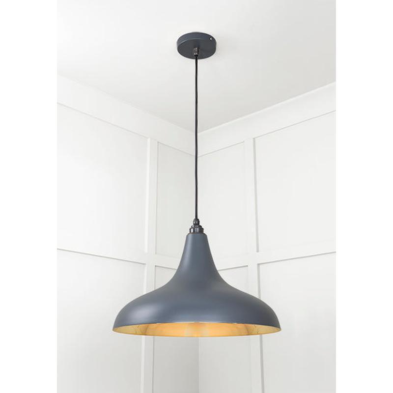 Smooth Brass Frankley Pendant-From The Anvil-Brass-nirohome
