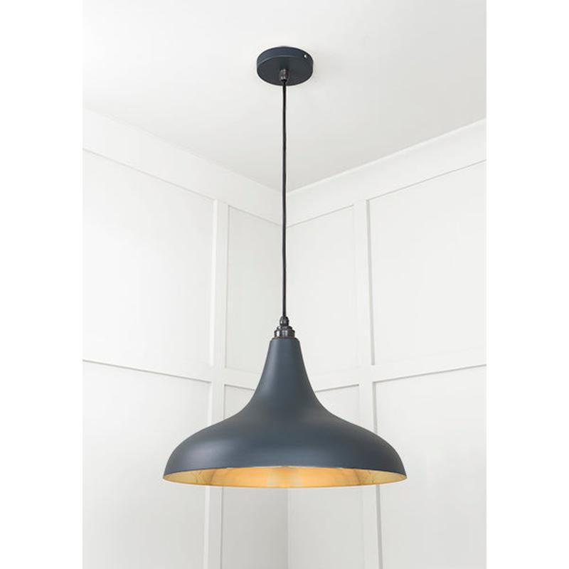 Smooth Brass Frankley Pendant-From The Anvil-Brass-nirohome