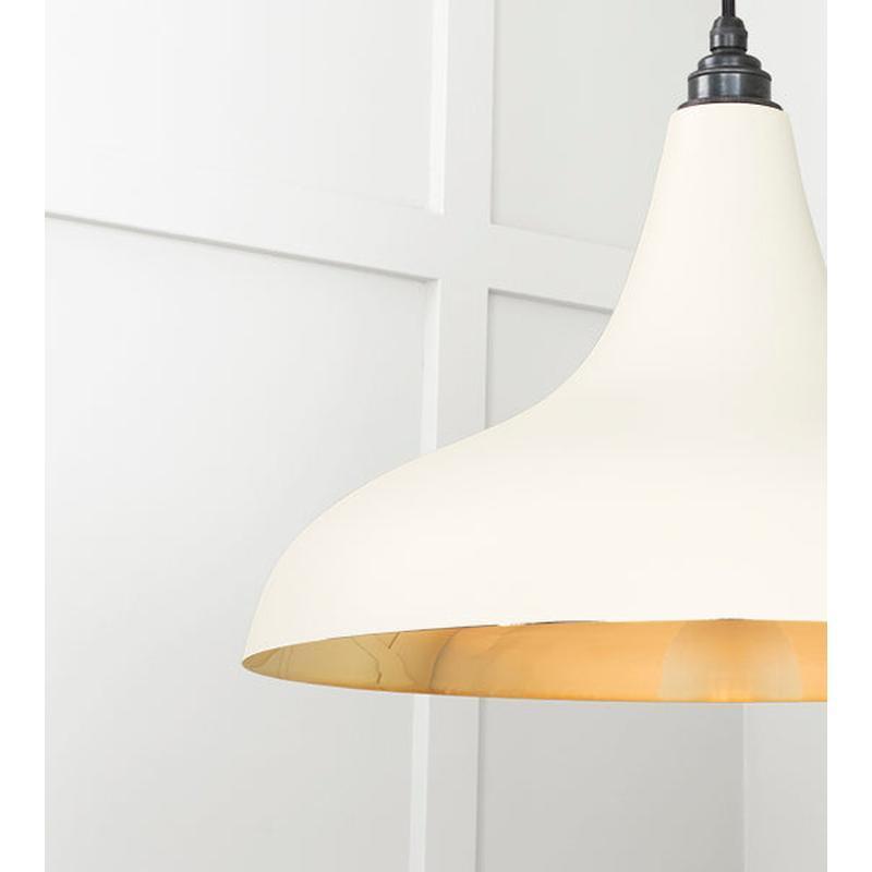 Smooth Brass Frankley Pendant-From The Anvil-Brass-nirohome