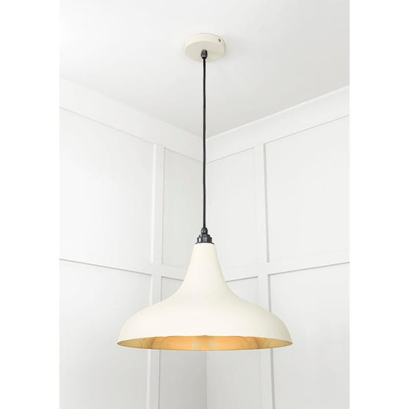 Smooth Brass Frankley Pendant-From The Anvil-Brass-nirohome