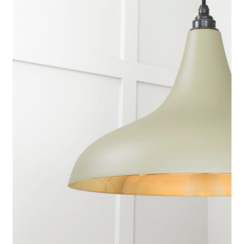 Smooth Brass Frankley Pendant-From The Anvil-Brass-nirohome