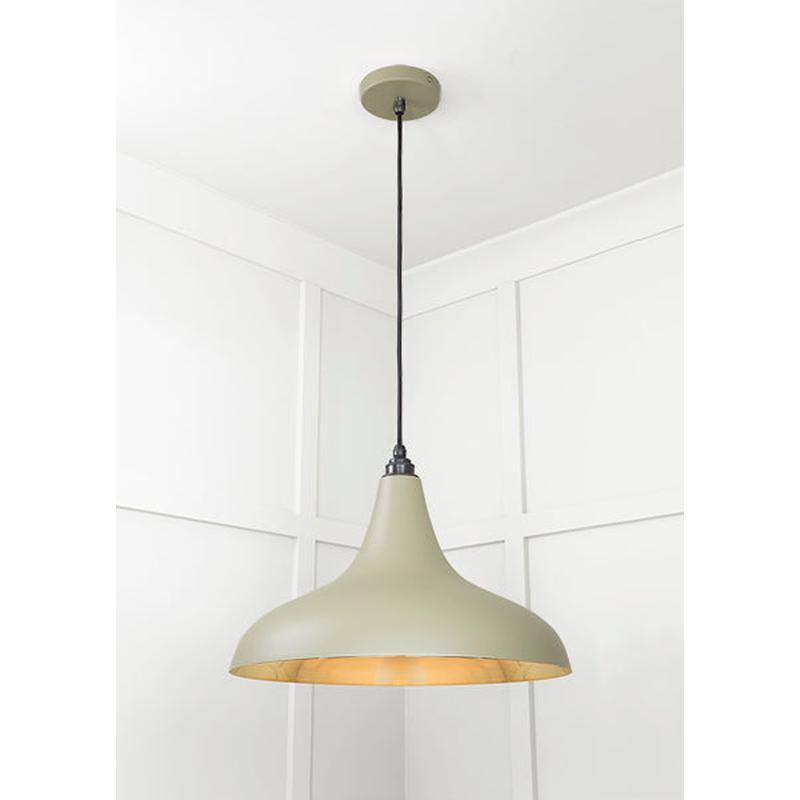 Smooth Brass Frankley Pendant-From The Anvil-Brass-nirohome
