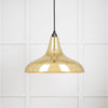 Smooth Brass Frankley Pendant-From The Anvil-Brass-nirohome