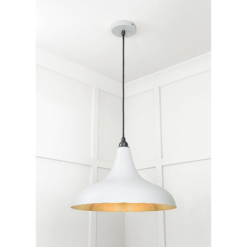 Smooth Brass Frankley Pendant-From The Anvil-Brass-nirohome