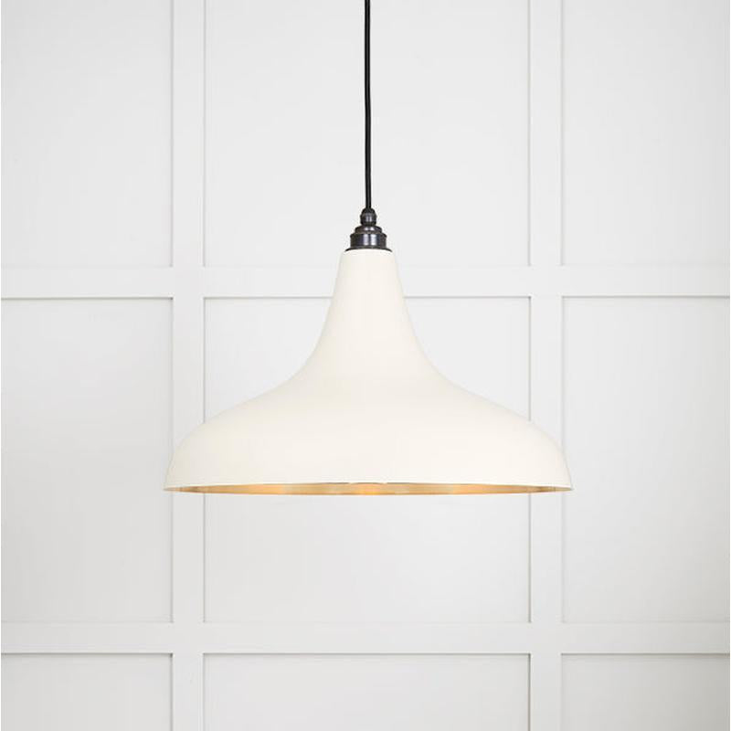 Smooth Brass Frankley Pendant-From The Anvil-Teasel-nirohome