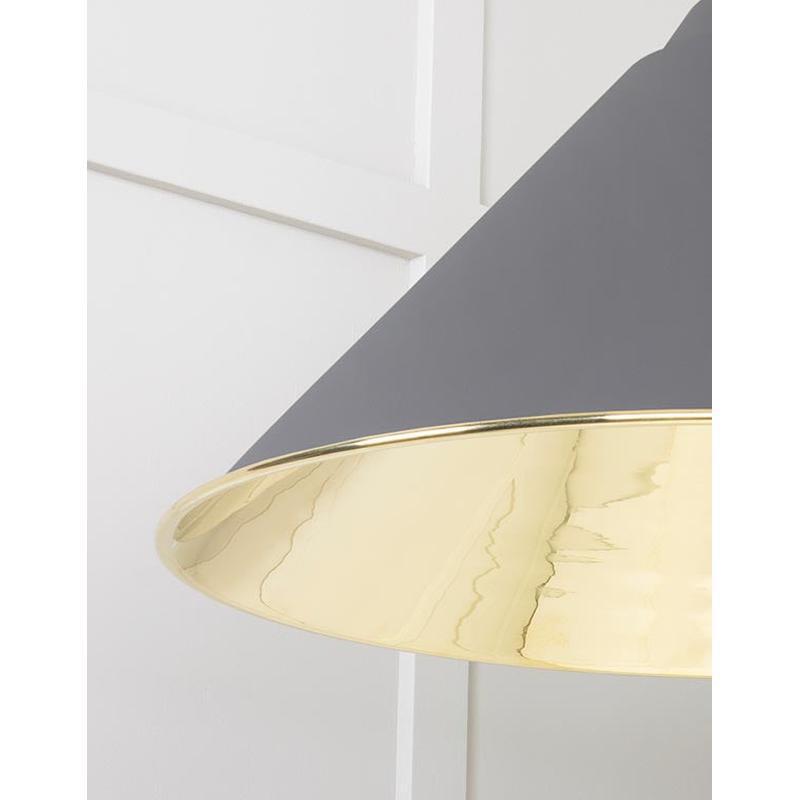 Smooth Brass Hockley Pendant-From The Anvil-Brass-nirohome