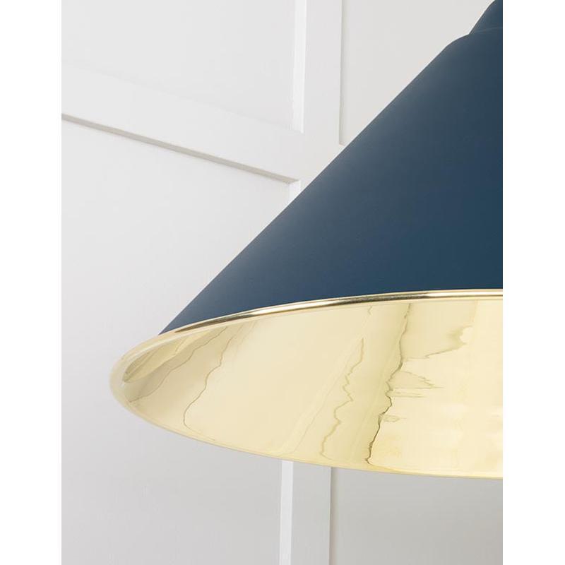 Smooth Brass Hockley Pendant-From The Anvil-Brass-nirohome