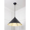 Smooth Brass Hockley Pendant-From The Anvil-Brass-nirohome