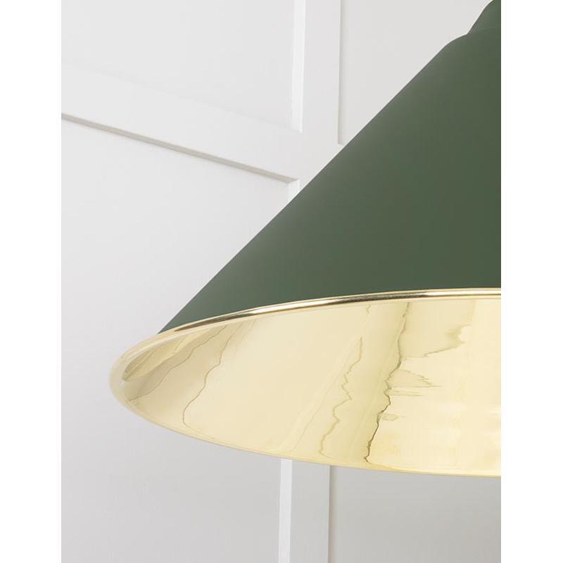 Smooth Brass Hockley Pendant-From The Anvil-Brass-nirohome