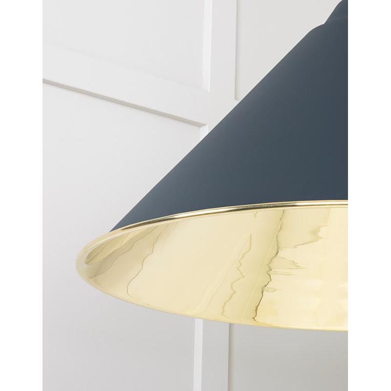 Smooth Brass Hockley Pendant-From The Anvil-Brass-nirohome