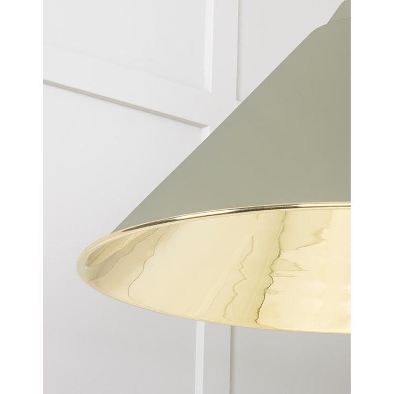 Smooth Brass Hockley Pendant-From The Anvil-Brass-nirohome