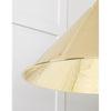 Smooth Brass Hockley Pendant-From The Anvil-Brass-nirohome