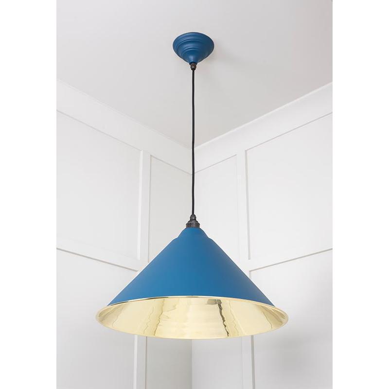 Smooth Brass Hockley Pendant-From The Anvil-Brass-nirohome