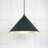 Smooth Brass Hockley Pendant-From The Anvil-Dingle-nirohome
