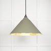 Smooth Brass Hockley Pendant-From The Anvil-Tump-nirohome