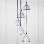 Smooth Copper Brindley Cluster Pendant-From The Anvil-Birch-nirohome