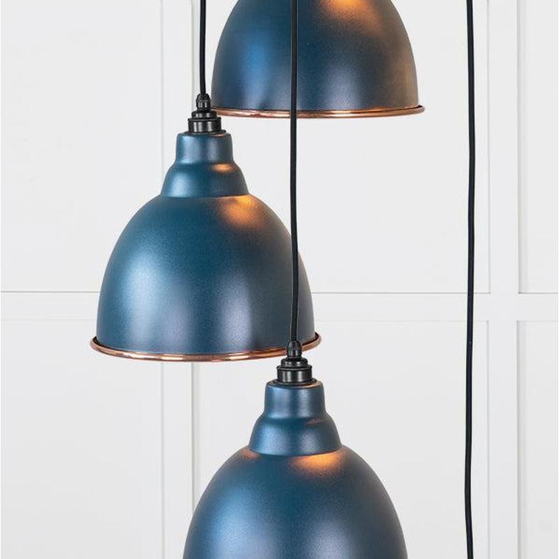 Smooth Copper Brindley Cluster Pendant-From The Anvil-Copper-nirohome