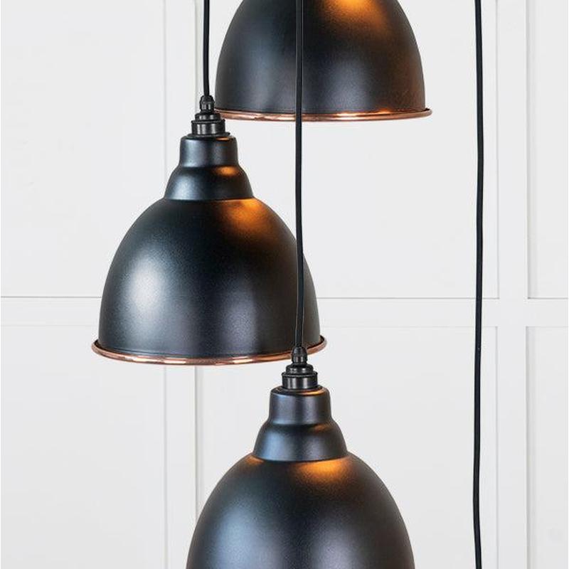 Smooth Copper Brindley Cluster Pendant-From The Anvil-Copper-nirohome