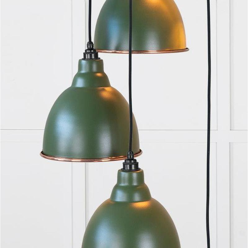 Smooth Copper Brindley Cluster Pendant-From The Anvil-Copper-nirohome