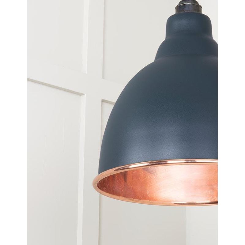 Smooth Copper Brindley Cluster Pendant-From The Anvil-Copper-nirohome