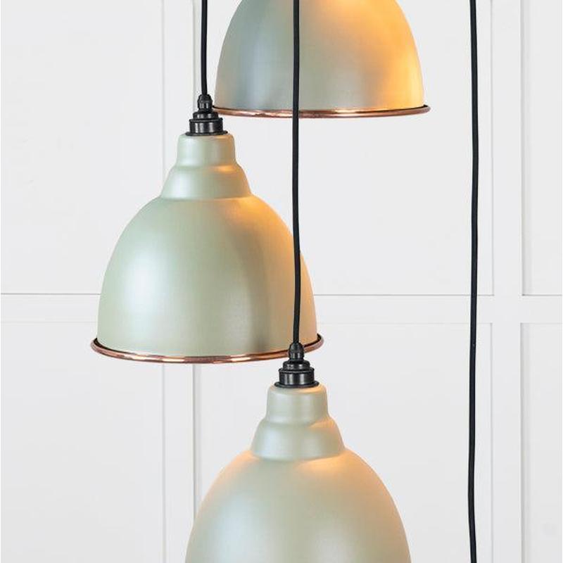 Smooth Copper Brindley Cluster Pendant-From The Anvil-Copper-nirohome