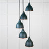 Smooth Copper Brindley Cluster Pendant-From The Anvil-Dingle-nirohome