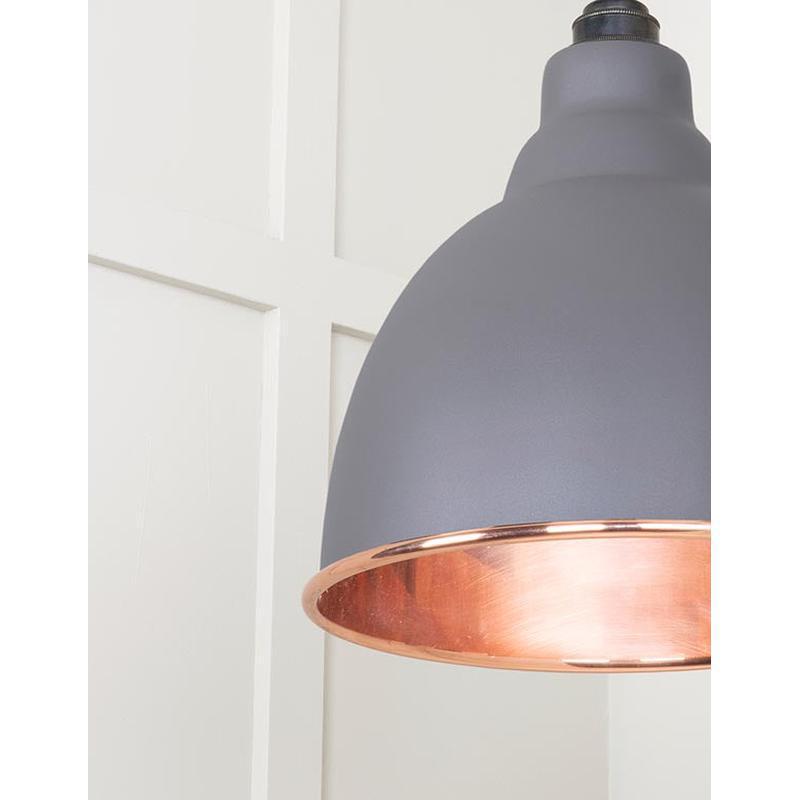 Smooth Copper Brindley Pendant-From The Anvil-Copper-nirohome