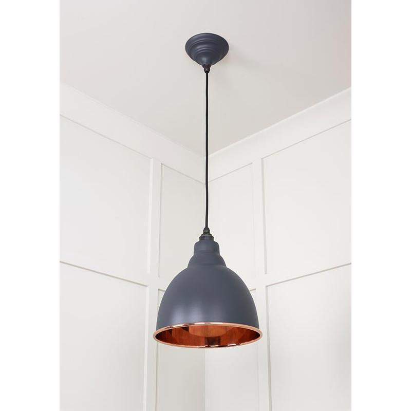 Smooth Copper Brindley Pendant-From The Anvil-Copper-nirohome