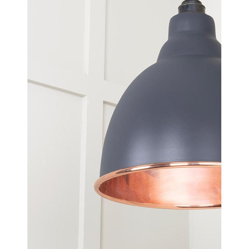 Smooth Copper Brindley Pendant-From The Anvil-Copper-nirohome