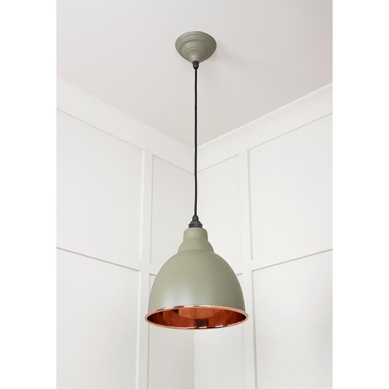 Smooth Copper Brindley Pendant-From The Anvil-Copper-nirohome
