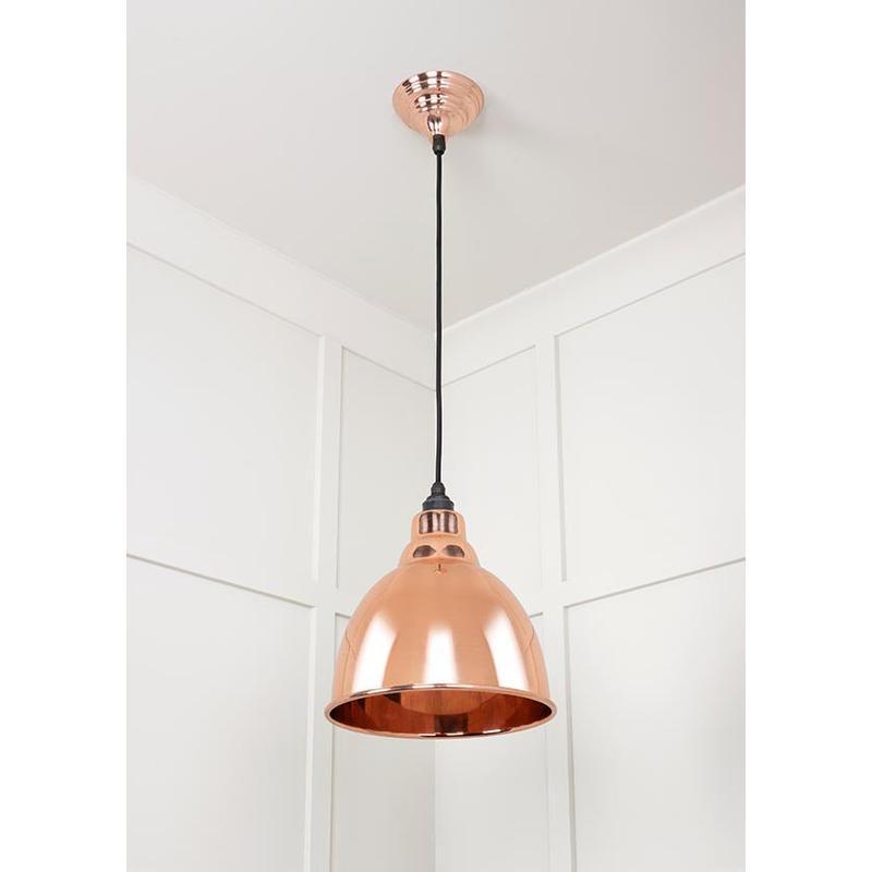 Smooth Copper Brindley Pendant-From The Anvil-Copper-nirohome