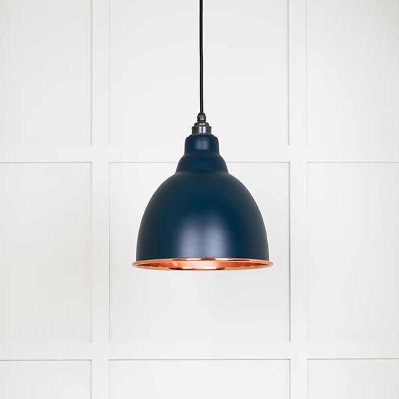Smooth Copper Brindley Pendant-From The Anvil-Dusk-nirohome