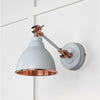 Smooth Copper Brindley Wall Light-From The Anvil-Copper-nirohome