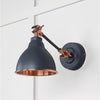 Smooth Copper Brindley Wall Light-From The Anvil-Copper-nirohome