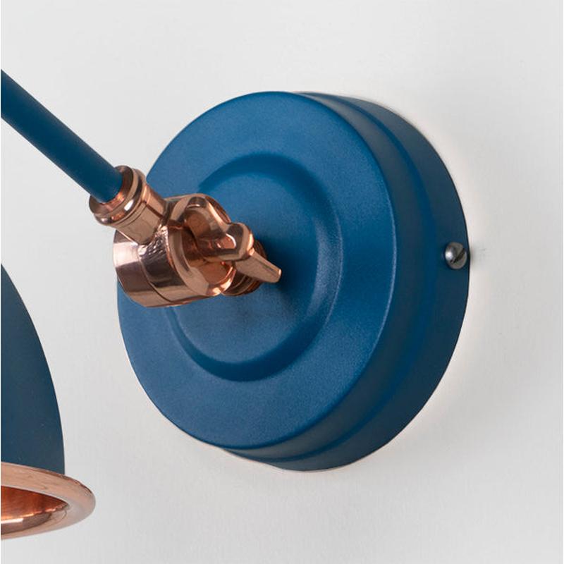 Smooth Copper Brindley Wall Light-From The Anvil-Copper-nirohome