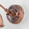Smooth Copper Brindley Wall Light-From The Anvil-Copper-nirohome