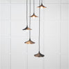 Smooth Copper Flora Cluster Pendant-From The Anvil-Copper-nirohome