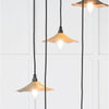Smooth Copper Flora Cluster Pendant-From The Anvil-Copper-nirohome