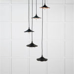 Smooth Copper Flora Cluster Pendant-From The Anvil-Elan Black-nirohome