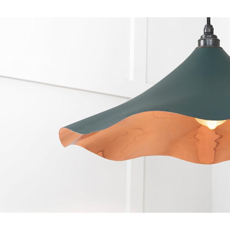 Smooth Copper Flora Pendant-From The Anvil-Copper-nirohome